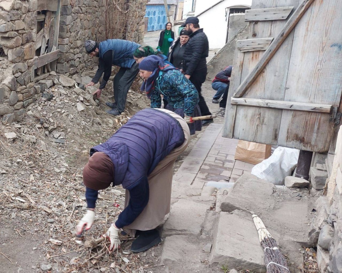 Чародинский район присоединился к общереспубликанскому субботнику