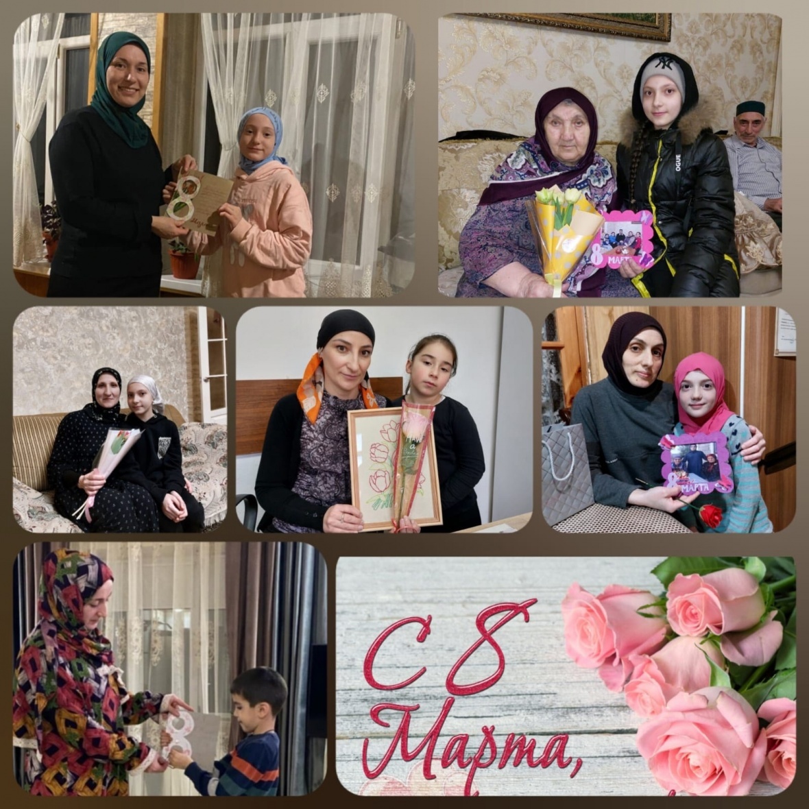 Воспитанники ЦДОД вместе с педагогами сделали интересные поделки к Международному женскому дню