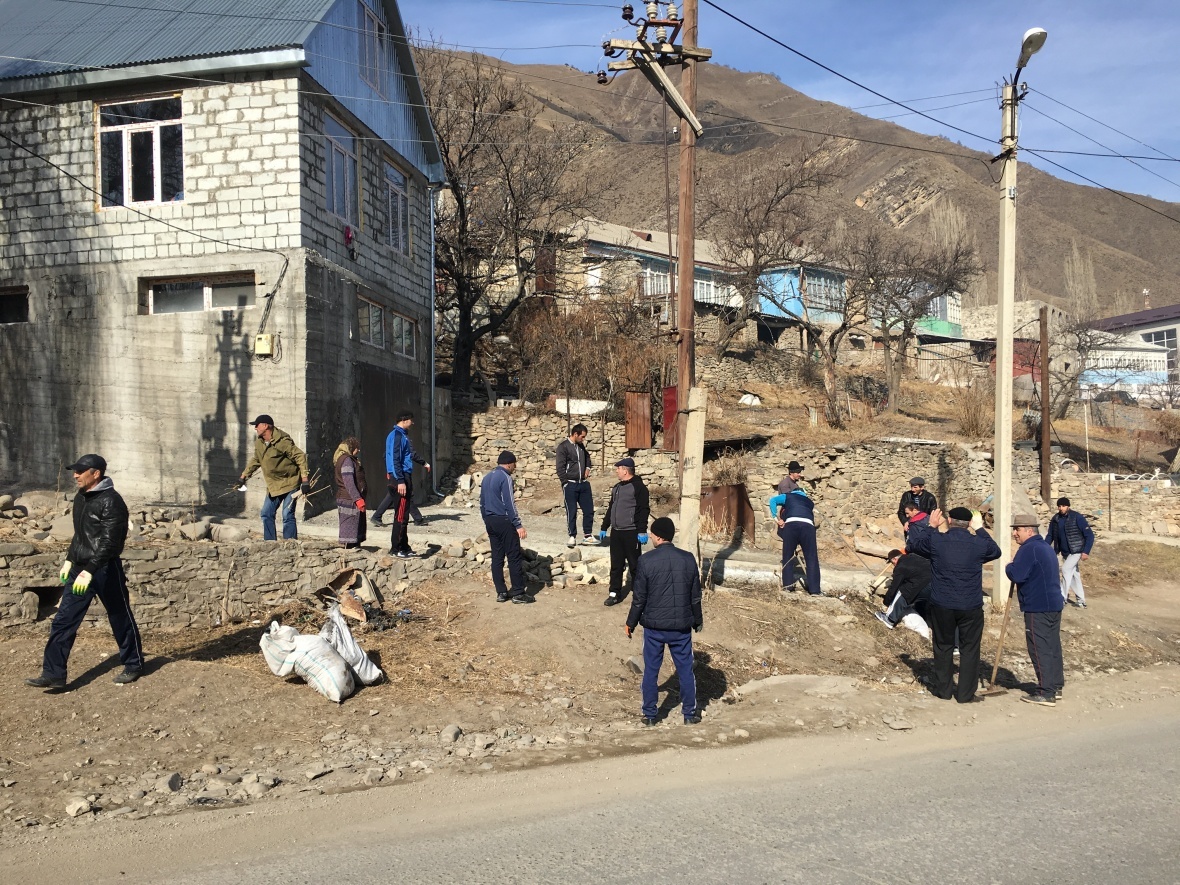 15 марта в Цурибе провели субботник